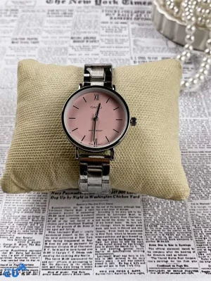 ساعت استیل زنانه استخری مدل کاسیو CASIO صورتی