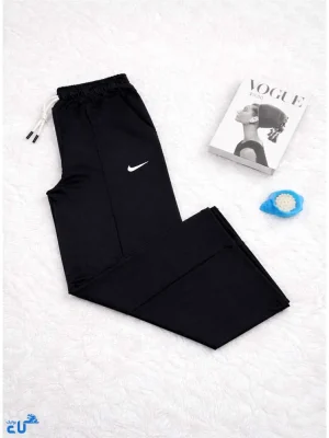 شلوار بگ زنانه جلو نیشدار نایکی Nike