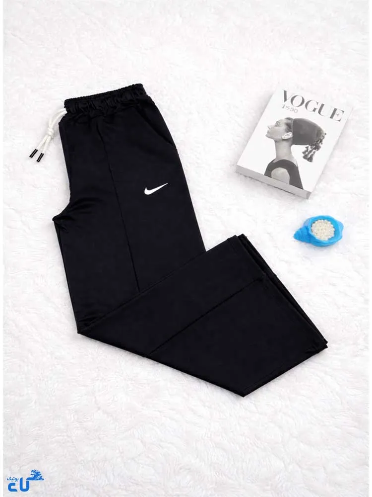 شلوار بگ زنانه جلو نیشدار نایکی Nike