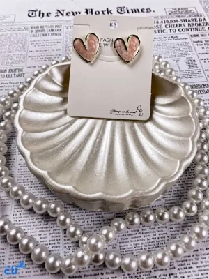 گوشواره زنانه طرح قلبی
