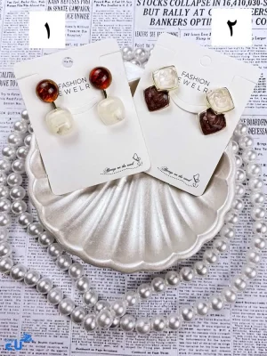گوشواره زنانه طرح کلاسیک پک 2