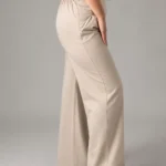 شلوار زنانه فول بگ کتان پیچ