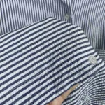 شومیز ینزی یقه دیپلمات راه راه