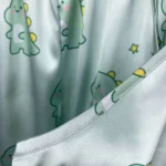 ست ساتن سه تیکه تاپ شورتک اسکرانچی زنانه – پک «قصه»