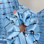 ست ساتن سه تیکه تاپ شورتک اسکرانچی زنانه – پک «قصه»