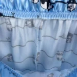 ست ساتن سه تیکه تاپ شورتک اسکرانچی زنانه – پک «قصه»