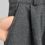 ست پاییزه کت دامن فوتر جناغی