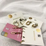 پک گوشواره زنانه وارداتی آب طلا مدل آفتاب