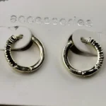 پک گوشواره زنانه وارداتی آب نقره مدل تابش
